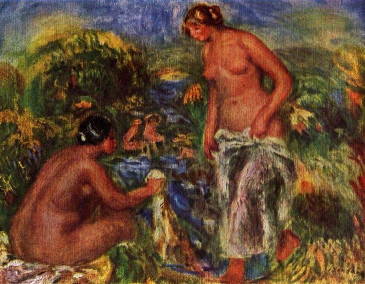 Pierre-Auguste Renoir Women Bathers,